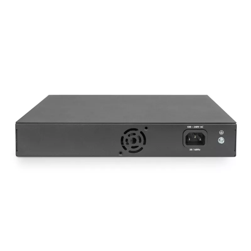 DIGITUS DN-80113-1 switch Gigabit de 24 portas, montagem em rack 19