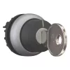Eaton M22-WRS-X95 atuador de interruptor rotativo de chave, 3 posições, retenção, aro frontal de plástico preto, chave X95 228026