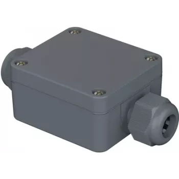 Caixa universal Bopla PK 101-211, 58 x 64 x 34 mm, poliamida, cinzento-prateado RAL 7001 38101200.MT2