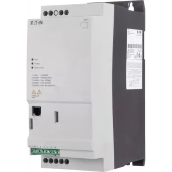 Arrancador de velocidade Eaton DE1-34016FN-N20N, 7,5 kW, 16 A, 380-480 V, IP20, preto/branco 174340