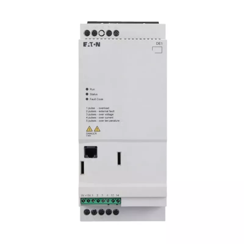 Eaton DE1-34016FN-N20N arrancador de velocidade variável, 380-480 V, 50/60 Hz, IP20, preto/branco 174340