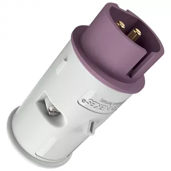 Ficha industrial amarela MENNEKES 629A 16A 2P 25V IP44