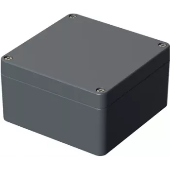 Caixa universal Bopla 160 x 160 x 90 alumínio cinzento-prateado (RAL 7001) A 125 01125000.H