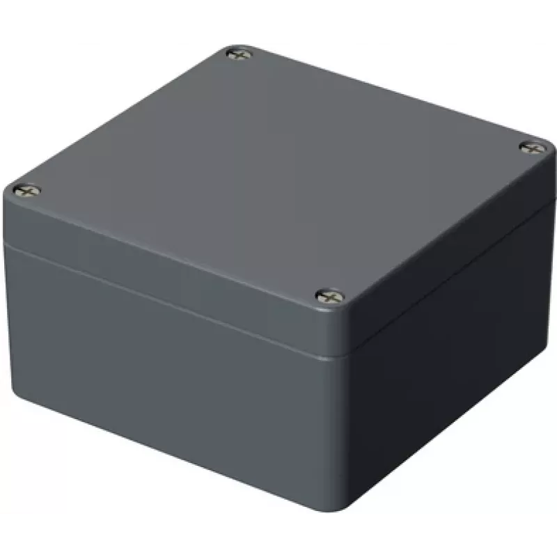 Caixa universal Bopla 160 x 160 x 90 alumínio cinzento-prateado (RAL 7001) A 125 01125000.H