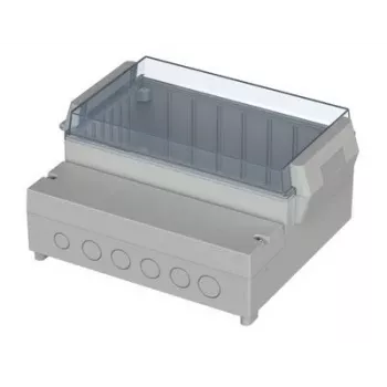 Caixa para controlador Bopla RCP 2000 213 x 185 x 104,5 mm cinzento-claro ABS/PC IP65 41200309