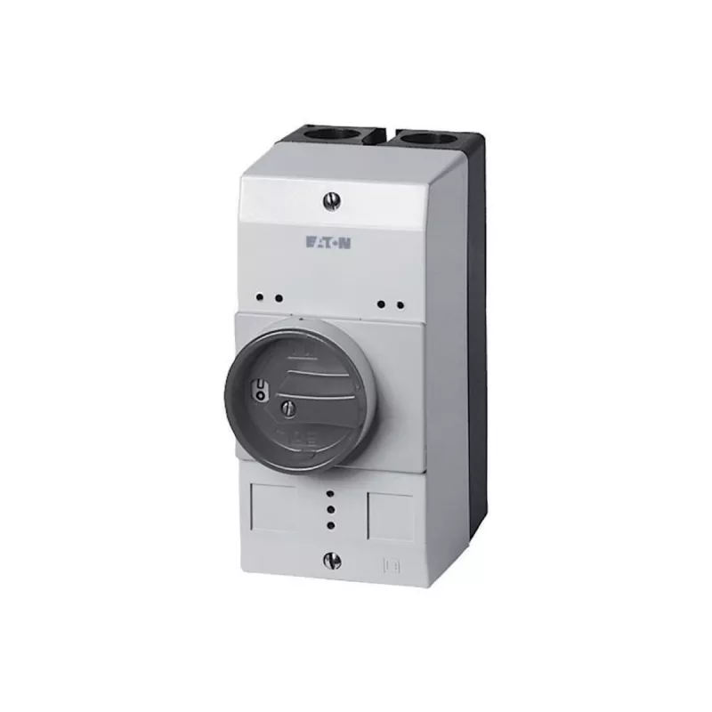 Caixa vazia Eaton CI-PKZ0-GM com interruptor rotativo, 158 x 80 x 126 mm, preto/cinzento 260089