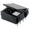 Suporte de pilhas Bopla para 4 pilhas AA (Mignon) com bloco de 9V, ligação por soldadura, 65 x 65 x 21,5 mm, preto 46600000