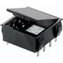 Suporte de pilhas Bopla para 4 pilhas AA (Mignon) com bloco de 9V, ligação por soldadura, 65 x 65 x 21,5 mm, preto 46600000