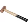 ZUBEHÖR martelo de cobre 500g, 310mm cabo de nogueira, antifaísca, Soft-Face 78020340