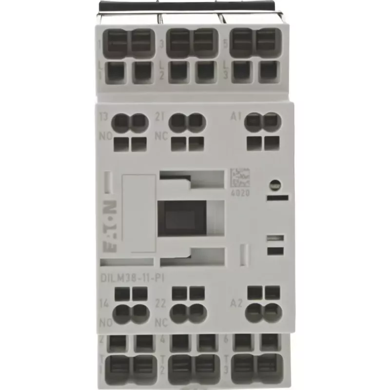Eaton DILM38-11(RDC24) contator 3 polos, 38 A AC-3, bobina 24 V DC, 1NO+1NC 199298