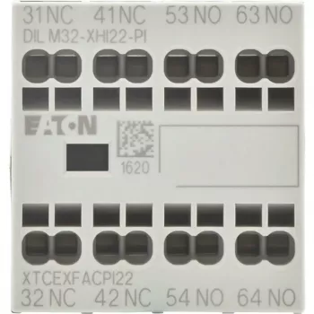 Eaton DILM32-XHI22 bloco de contactos auxiliares, 2NO+2NC, montagem frontal, terminais de parafuso 199311