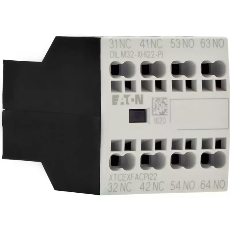 Eaton DILM32-XHI22 bloco de contactos auxiliares, 2NO+2NC, montagem frontal, terminais de parafuso 199311