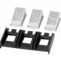 Eaton NZM1-XIPK cobertura de proteção de dedos IP2X para NZM1, PN1, N1, 3 polos, preto/cinzento, 90 mm 266744