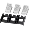 Eaton NZM1-XIPK cobertura de proteção de dedos IP2X para NZM1, PN1, N1, 3 polos, preto/cinzento, 90 mm 266744