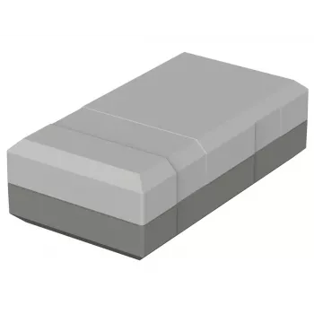 Bopla EG 1030 caixa de mesa, 100 x 54 x 30 mm, poliestireno, cinzento-claro RAL 7035 32103000