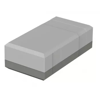 Bopla EG 1240 caixa de mesa 125 x 67 x 40 mm poliestireno cinzento-claro RAL 7035 32124002