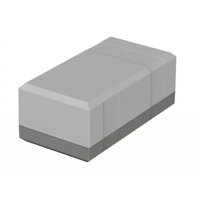 Bopla EG 1250 caixa de mesa, 125 x 67 x 50 mm, poliestireno, cinzento-claro RAL 7035 32125002