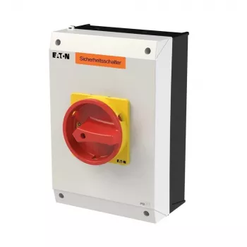Eaton P3-63/I4-SI/HI11 interruptor principal 2 polos, 63 A, 690 V AC, cinzento/vermelho 207363