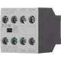 Eaton DILA-XHI31 bloco de contactos auxiliares, 3 NO + 1 NC, terminais de parafuso, montagem frontal, preto/branco 276427