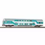 PIKO 53109 H0 carruagem-piloto de dois pisos DBmq 776 verde-menta DR época IV