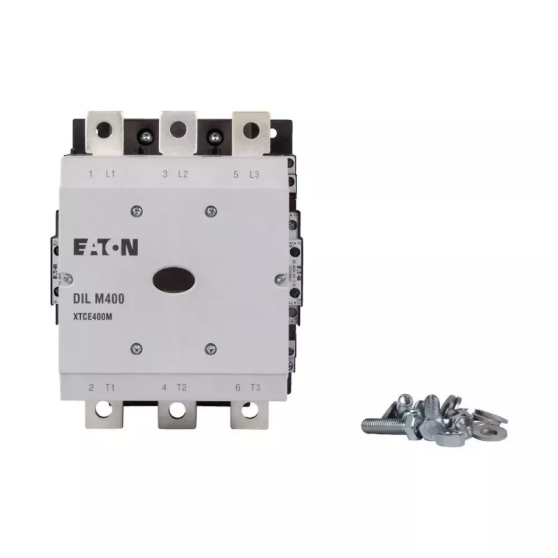 Eaton DILM400/22 RA250 contactor de potência, tripolar, 200 kW AC-3, 400 A, bobina 250 V AC, 2NO+2NC 208209