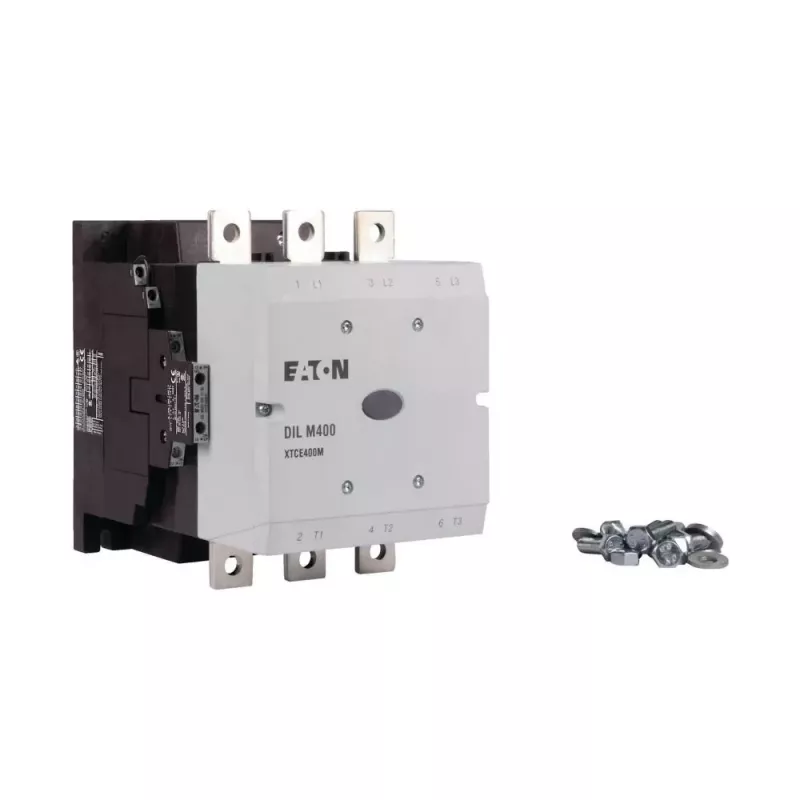 Eaton DILM400/22 RA250 contactor de potência, tripolar, 200 kW AC-3, 400 A, bobina 250 V AC, 2NO+2NC 208209