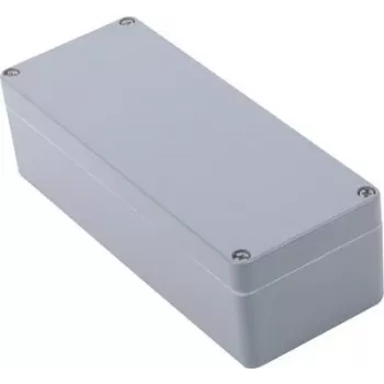 BOPLA caixa universal poliéster cinzento-prateado (RAL 7001) 190 x 75 x 56,5 mm P 319 04319000.MTC