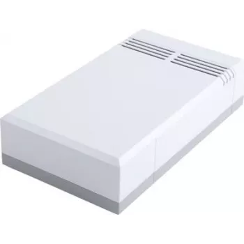 Bopla EG 2050 L caixa de mesa, 200 x 112 x 50 mm, poliestireno, cinzento-claro RAL 7035 32205012