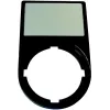 Eaton M22S-ST-X93 suporte de placa de identificação I 0 II, preto 216486