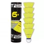 TALBOT TORRO Tech 350 Volante de badminton de nylon, velocidade média, amarelo/azul 479103