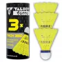 TALBOT torro Tech 350 Volante de badminton de nylon, velocidade média, amarelo/azul, 1 unid. 479113