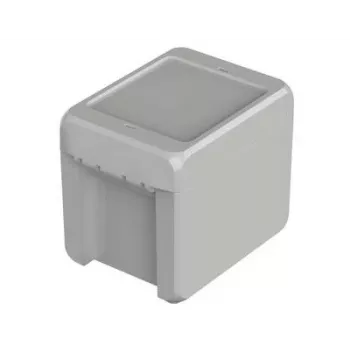 BOPLA Bocube Caixa de parede, policarbonato, cinzento-claro RAL 7035, 80 x 113 x 90 mm 96012135