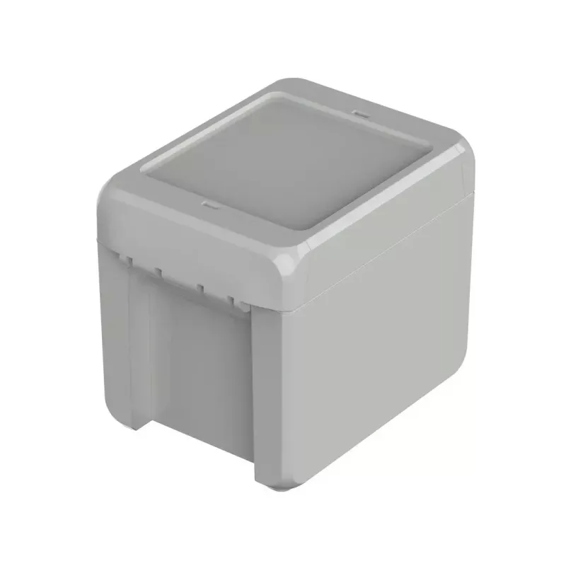 BOPLA Bocube Caixa de parede, policarbonato, cinzento-claro RAL 7035, 80 x 113 x 90 mm 96012135