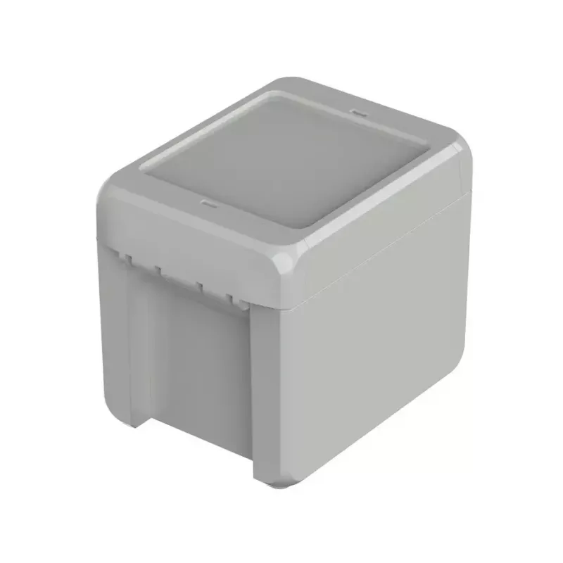 BOPLA Bocube Caixa de parede, policarbonato, cinzento-claro RAL 7035, 80 x 113 x 90 mm 96012135