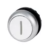 Eaton M22-D-W-X1 interruptor de botão de pressão, preto/metálico/branco 216611