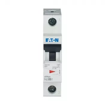 Eaton FAZ-B6/1 Disjuntor de proteção de linha (MCB) tipo B, 1 polo, 6 A, 10 kA 278529