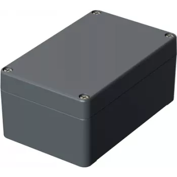 BOPLA Caixa universal alumínio cinzento-prateado (RAL 7001) 125 x 80 x 57 A 110 01110000.MT1