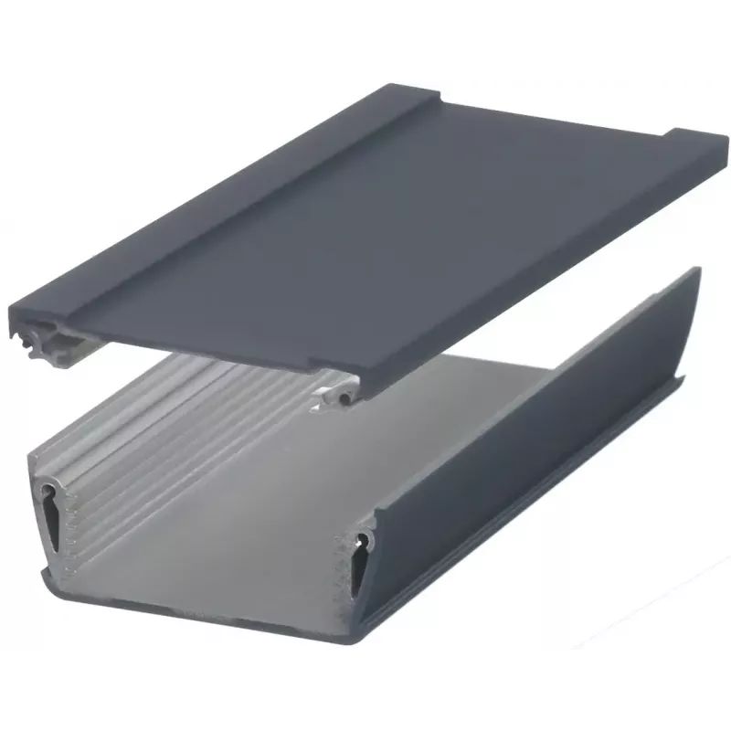 Bopla ASPH 830-100 caixa universal de fundição injetada 100 x 74 x 32,8 mm, cinzento grafite (RAL 7024) 94212100.MT1