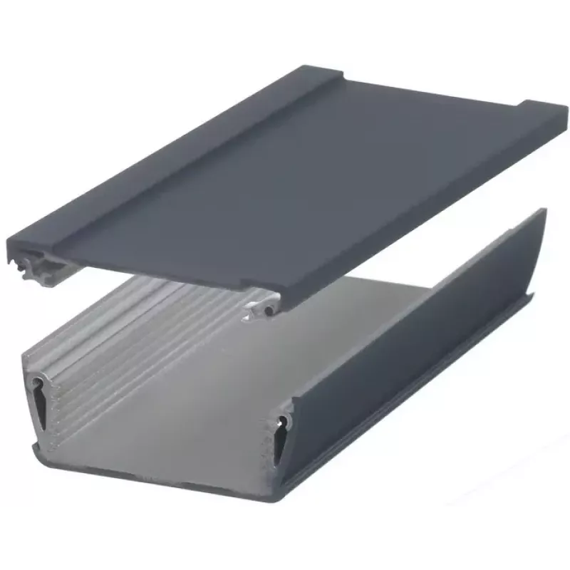 Bopla ASPH 830-100 caixa universal de fundição injetada 100 x 74 x 32,8 mm, cinzento grafite (RAL 7024) 94212100.MT1
