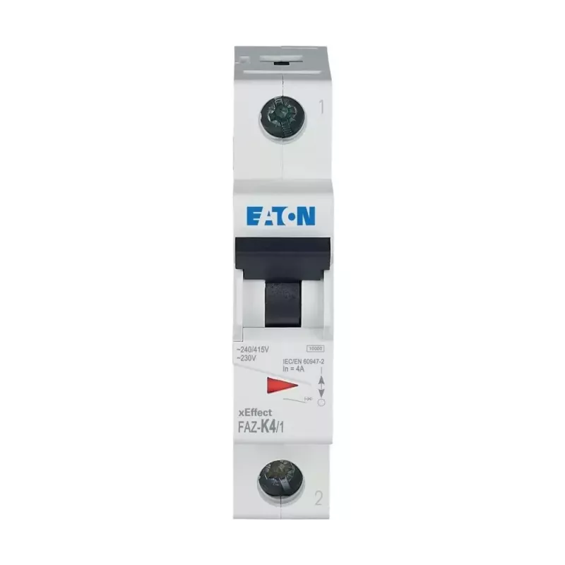 Eaton FAZ-K4/1 Disjuntor de proteção de linha 1 polo característica K 4 A 6 kA 278594