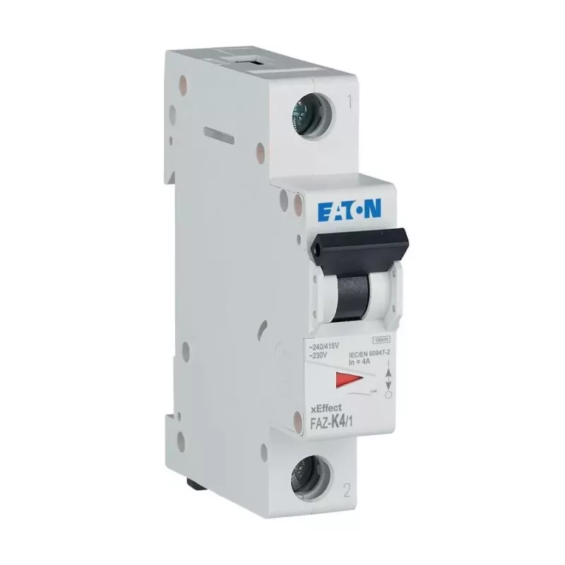 Eaton FAZ-K4/1 Disjuntor de proteção de linha 1 polo característica K 4 A 6 kA 278594