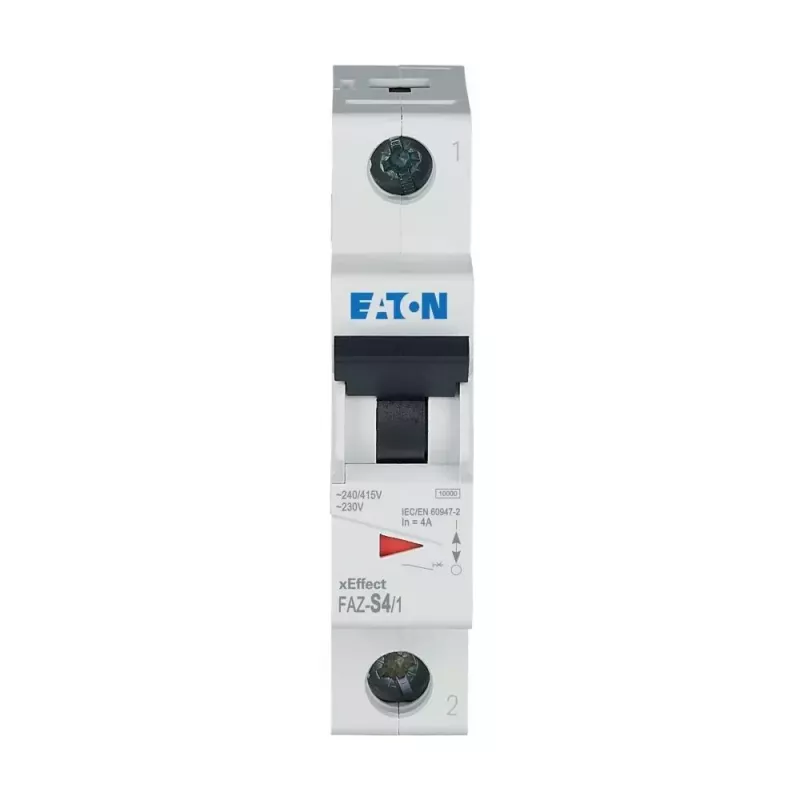 Eaton FAZ-S4/1 Disjuntor de proteção de linha 1 polo 4A característica S 10kA 278609