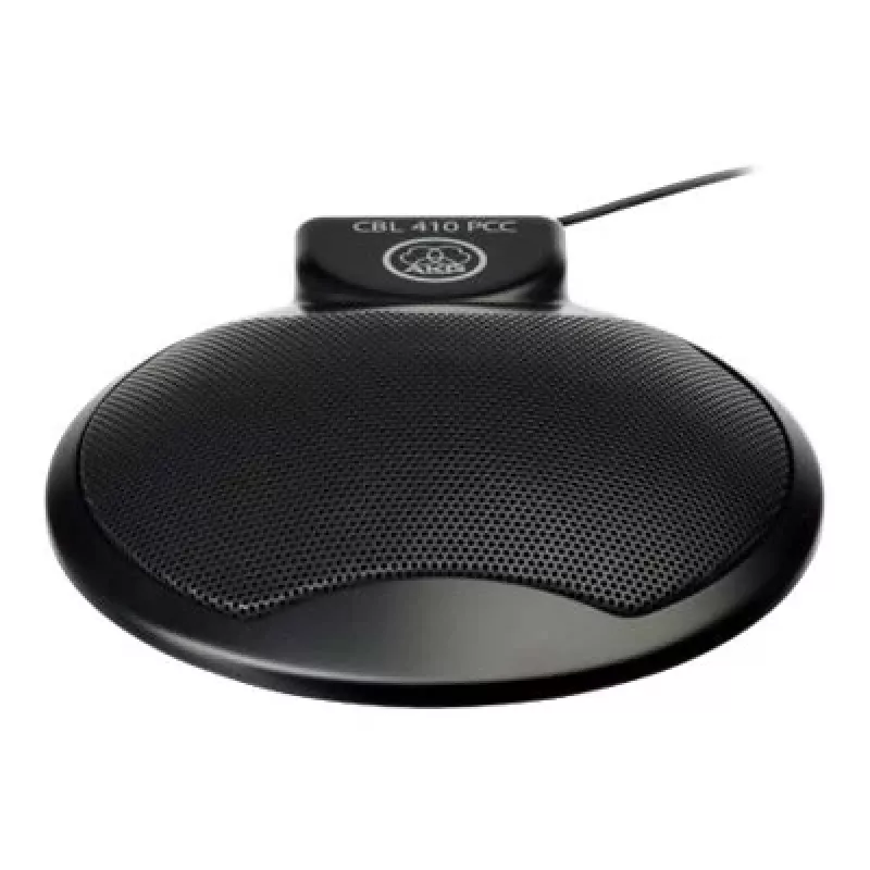 AKG CBL410 Microfone para PC – com fios, jack de 3,5 mm, omnidirecional, 20 Hz–20 kHz, preto (CBL410PCC)