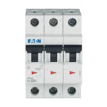 Eaton FAZ-Z25/3 Disjuntor de proteção de linha 25A 3 polos característica Z 278929