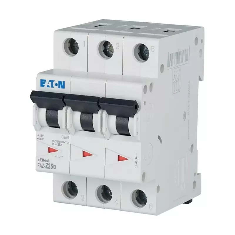 Eaton FAZ-Z25/3 Disjuntor de proteção de linha 25A 3 polos característica Z 278929