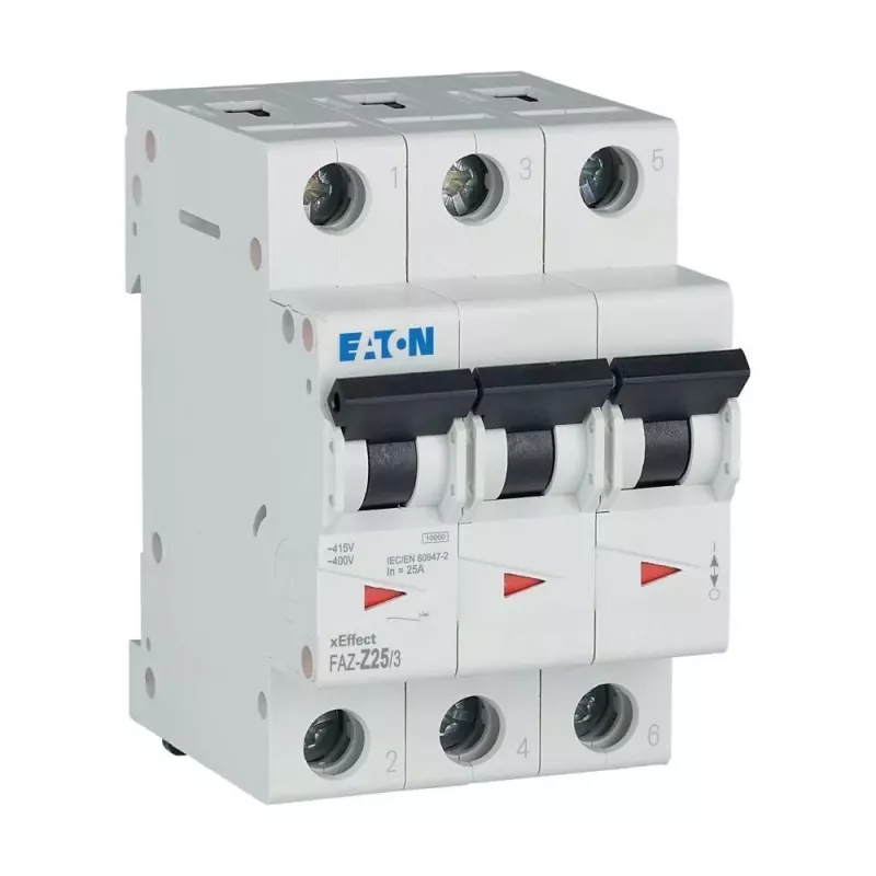 Eaton FAZ-Z25/3 Disjuntor de proteção de linha 25A 3 polos característica Z 278929