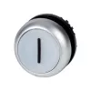 Eaton M22-DL-W-X1 interruptor de botão de pressão, preto / metálico / branco 216942