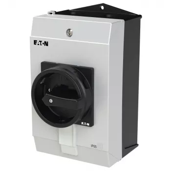 Eaton P1-25/I2H/SVB-SW/HI11 Interruptor principal 3 polos 25A IP65 montagem à superfície preto/cinzento 227862