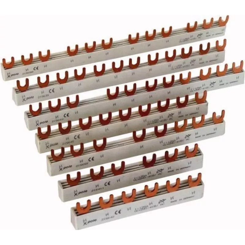 Eaton EVG-16/4PHAS/12MODUL Barramento coletor de pinos 213,6 mm, 4 polos, 16 A, 12 módulos 291476