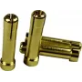 Reely ficha adaptadora de contacto dourado de 4mm para conector fêmea de contacto dourado de 5mm 1605782
